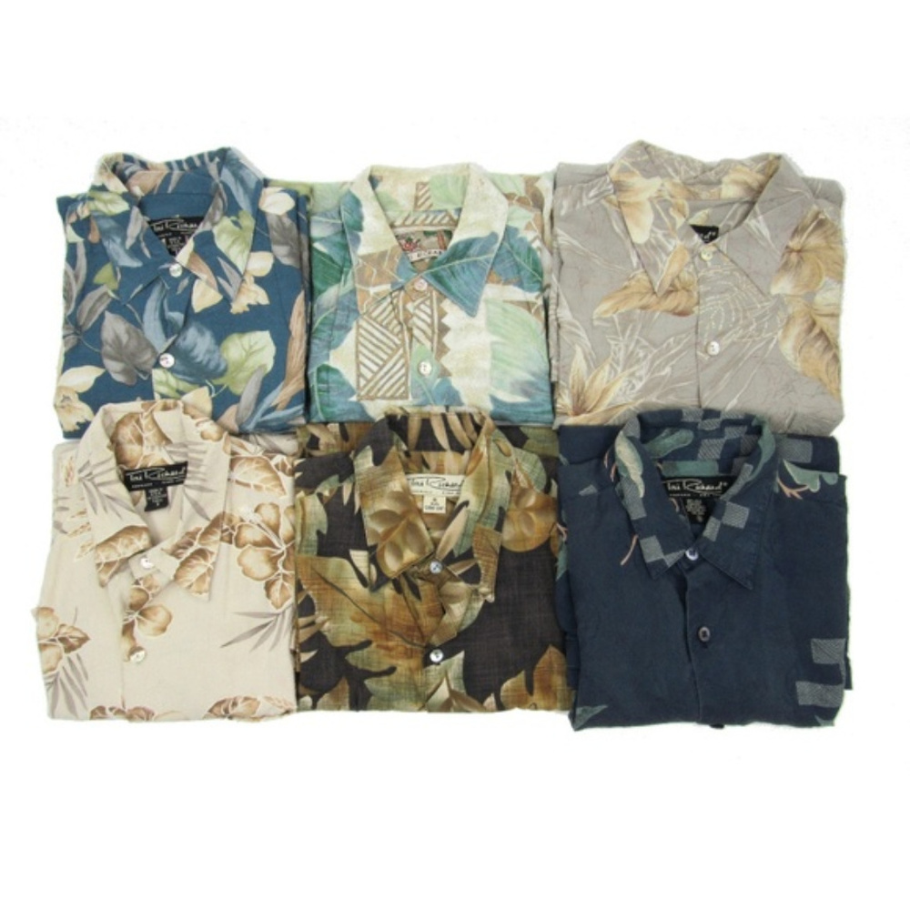 Tori Richard Mens Small Hawaiian Shirts Lot of 6